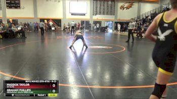 N-21 lbs Semifinal - Maddox Taylor, DC Elite vs Graham Phillips, Mediapolis Youth Wrestling