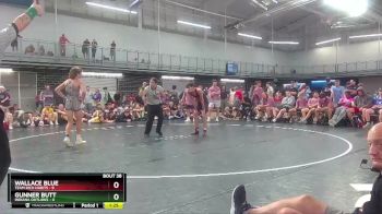 120 lbs Placement Matches (16 Team) - Wallace Blue, Team Rich Habits vs Gunner Butt, Indiana Outlaws