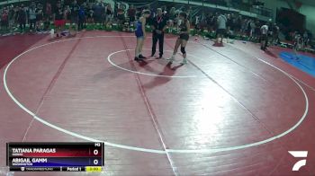 120 lbs Champ. Round 1 - Tatiana Paragas, Hawaii vs Abigail Gamm, Washington