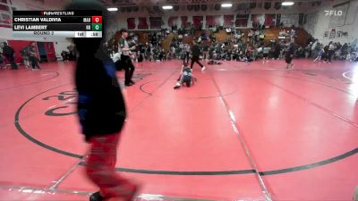 53-57 lbs Round 2 - Levi Lambert, Rancho Bernardo vs Christian Valdivia, Total Kaos Wrestling