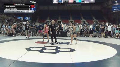115 lbs Cons. Sub-rd Of 32 - Laila Builes, New York vs Lillian Kendel, Ohio
