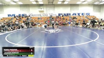 157 lbs Quarters & 1st Wb (16 Team) - Jackson Morgan, Chabot College vs Ikaika Madayag, Santa Rosa Junior College