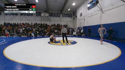 161 lbs Champ. Round 1 - Jacob Castro, Christopher vs Devin Davis, Independence (Bakersfield)