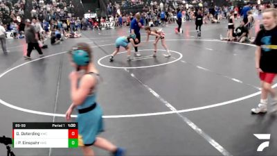 89-99 lbs Round 2 - Paiten Einspahr, Sutherland Youth Wrestling vs Dakota Deterding, CAMBRIDGE