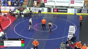 147 lbs 3rd Place - Samuel Almedina, Mid Valley vs Jayden Imler, Chestnut Ridge