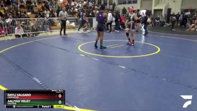 115 lbs Cons. Round 3 - Aaliyah Wiley, Eastside vs Dayli Salgado, Lancaster