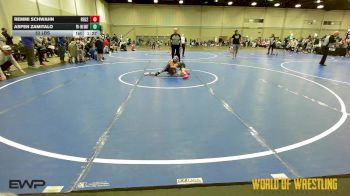 52 lbs Quarterfinal - Remmi Schwahn, Regulators 9U 2 vs Aspen Zamitalo, Potentially Dangerous