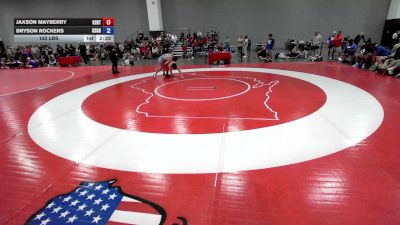 132 lbs Jaxson Mayberry, Kentucky vs Bryson Rockers, Team Kansas Gold