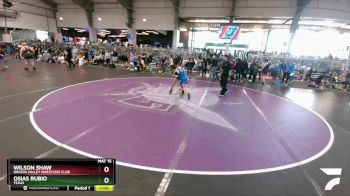 86 lbs Round 3 - Wilson Shaw, Brazos Valley Wrestling Club vs Osias Rubio, Texas