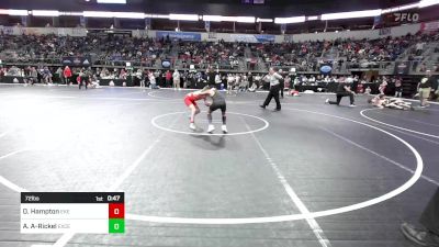 72 lbs Round Of 16 - Otis Hampton, East Kansas Eagles vs Aiden Allen-Rickel, Excelsior Springs Youth Wrestling