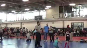 58 lbs Round 2 - Maisyn Lott, Bison Takedown WC vs Kaleb Stone, Georgia