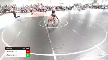 74 lbs Consi Of 4 - Aaron Ramirez, Lockjaw Wc vs Vincent Peyron Jr., Mayhem WC