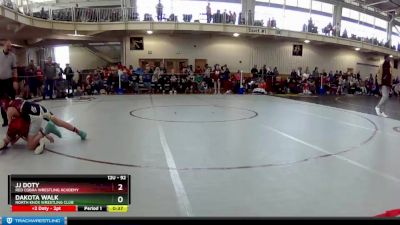 92 lbs Quarterfinal - Dakota Walk, North Knox Wrestling Club vs Jj Doty, Red Cobra Wrestling Academy