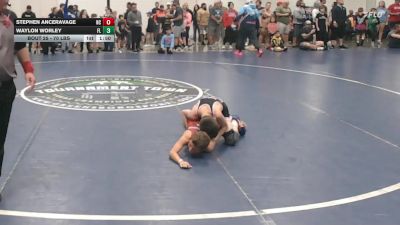 70 lbs Round Of 32 - Stephen Anceravage, NC vs Waylon Worley, FL