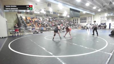 190 lbs Cons. Round 5 - Sonia Ibarra, Etiwanda vs Aviya Eskenazi, La Serna