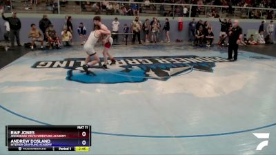 138 lbs X Bracket - Andrew Dosland, Interior Grappling Academy vs Raif Jones, Anchorage Youth Wrestling Academy