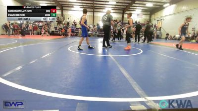 106 lbs Rr Rnd 2 - Emerson Luxton, Bartlesville Wrestling Club vs Evan Dieker, ARDMORE TAKEDOWN CLUB