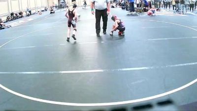 54 lbs Consi Of 8 #1 - Alijah Moreno, Threshold WC vs Harley Seide, San Clemente Girls