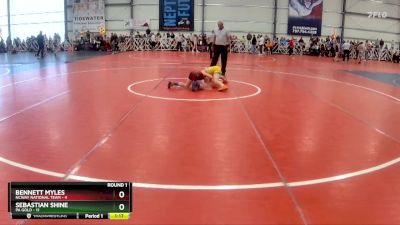 84 lbs Rd# 1 9:00am Friday - Sebastian Shine, PA Gold vs Bennett Myles, NCWAY National Team