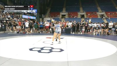 140 lbs Cons. Sub-rd Of 16 - Melodie Guzik-Upchurch, New Jersey vs Sadie Kenny, Illinois