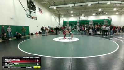 175B Round 1 - Billy Velarde, Lander Valley vs Ayden Sanchez, Riverton