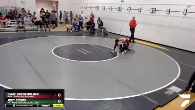 126 lbs Champ. Round 1 - Joey Coops, Mat Monsters Wrestling Club vs Isaac Householder, Manu Wrestling Academy