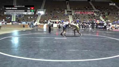 1A-4A 215 Semifinal - Nolan Addeo, Tallassee vs Cameron Richardson, Dora