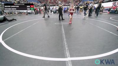 49 lbs Consi Of 16 #1 - Maxim Langford, ARDMORE TAKEDOWN CLUB vs Kochee Smith, Prime Wrestling