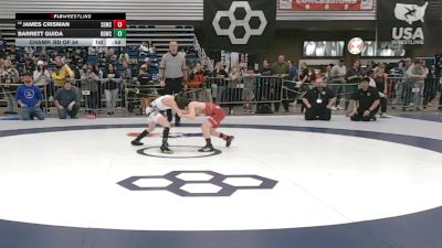 63 lbs Champ. Rd Of 32 - Barrett Guida, Dirty Den Wrestling Club / Meriden Youth Wrestling vs James Crisman, Salem Elite Mat Club