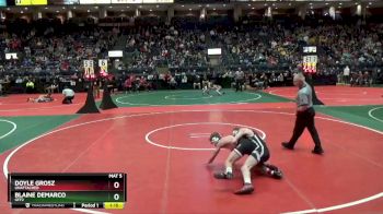 120 lbs Quarterfinal - Blaine Demarco, GFF2 vs Doyle Grosz, Unattached