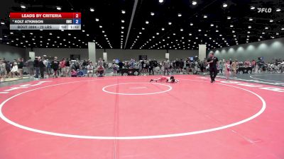 70 lbs Quarters - Steven Martinez, III, Las Animas Wrestling Club vs Kolt Atkinson, Husky Wrestling Club
