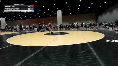 106 lbs Champ. Round 1 - Maddex Ewy, OK vs Atreyu Whitten, MO