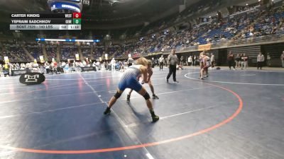 140 lbs Round Of 16 - Carter Kindig, West Perry vs Yefraim Sadchikov, General McLane