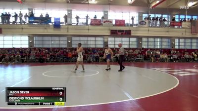 174 lbs Semifinal - Jason Geyer, NYU vs Desmond McLaughlin, Castleton