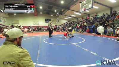 55 lbs Consi Of 4 - Jairo Izaguirre, Hilldale Youth Wrestling Club vs Ryan Chupp, Bartlesville Wrestling Club