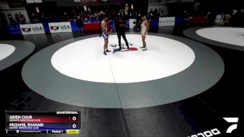 150 lbs Quarterfinal - Aiden Chur, Granite Wrestling Club vs Muzamil Shahabi, United Wrestling Club