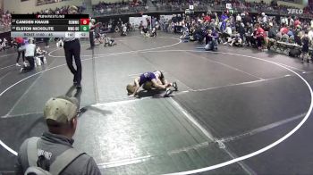 45 lbs Cons. Round 1 - Elston Nickolite, Monarch Wrestling Club - David City vs Camden Knaub, Banner County MatCats Wrestling Club