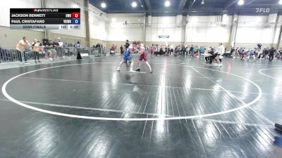 138 lbs Semifinal - Jackson Bennett, Citrus Wrestling Club vs Paul Cristafaro, Youth Impact Center Wrestling Club