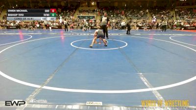 70 lbs Consi Of 16 #1 - Owen Michael, Contenders Wrestling Academy vs Bishop Tito, Tough N Technical Wrestling Club