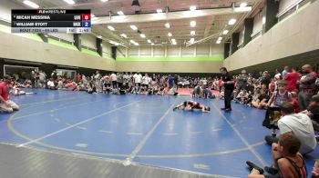 49 lbs Rr Rnd 2 - Micah Messina, Level Up Wrestling Center vs William Stott, Backyard Bullies Wrestling Club