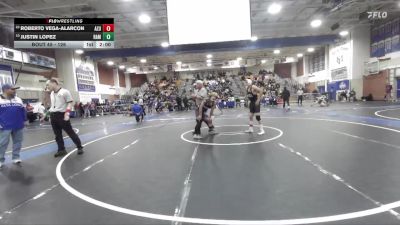 126 lbs Champ. Round 1 - Roberto Vega-Alarcon, Azusa vs Justin Lopez, Ramona