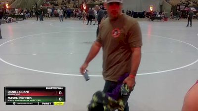 90 lbs Quarterfinal - Mason Brooks, North Alabama Elite Wrestling vs Daniel Grant, Grindhouse