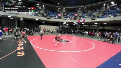 113 lbs Champ. Round 3 - Liam Kissane, St. Laurence vs Julian Hartwig, DeKalb