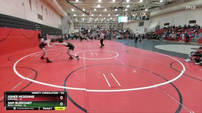 132 lbs Semifinal - Sam Burkhart, Rock Canyon vs Asher McKennie, Durango