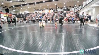 80 lbs Rr Rnd 2 - Ryker Strader, Fort Gibson Youth Wrestling vs Colton Toothman, HURRICANE WRESTLING ACADEMY