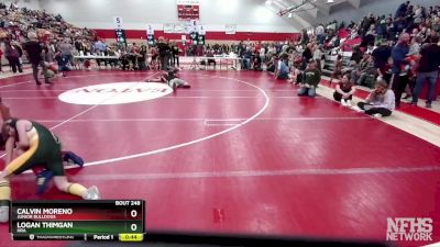 66-68 lbs Round 5 - Logan Thimgan, HRA vs Calvin Moreno, Junior Bulldogs