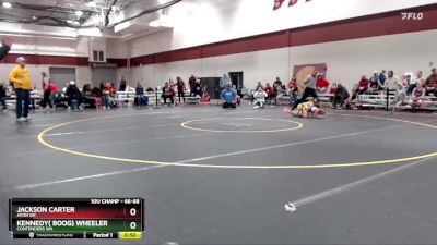 66-68 lbs Semifinal - Jackson Carter, Avon WC vs Kennedy( Boog) Wheeler, Contenders WA