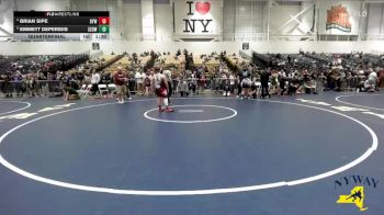 Quarterfinal - Emmett DePersiis, SV Saber Den Wrestling vs Brian Sipe, BH-BL Youth Wrestling