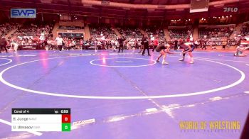 84 lbs Consi Of 4 - Beau Junge, MANTANONA-TC vs Usmon Ulmasov, Caveman Wrestling