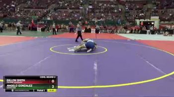 D2-190 lbs Cons. Round 2 - Angelo Gonzalez, Napoleon vs Dillon Smith, Poland Seminary